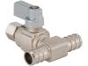 SpeedFlex™ Quarter-Turn Dual Outlet Stop Valve 