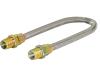 3/8 in. OD Stainless Steel Gas Connector - MIP x MIP - SKU: 10SS505024