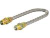 3/8 in. OD Stainless Steel Gas Connector - MIP x MIP - SKU: 10SS505036