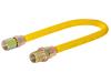 3/8 in. OD Epoxy-Coated Gas Connector - FIP x MIP - SKU: 10YE515012