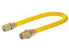 3/8 in. OD Epoxy-Coated Gas Connector - FIP x MIP - SKU: 10YE515048