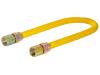 3/8 in. OD Epoxy-Coated Gas Connector - FIP x FIP - SKU: 10YE535348