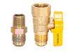 1/2 in. OD Stainless Steel Gas Connector with Ball Valve - SKU: 20SS506124