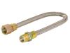 1/2 in. OD Stainless Steel Gas Connector - FIP x MIP - SKU: 20SS515036