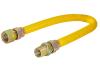 1/2 in. OD Epoxy-Coated Gas Connector - FIP x MIP - SKU: 20YE515018