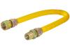 1/2 in. OD Epoxy-Coated Gas Connector - FIP x MIP - SKU: 20YE515024