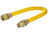 1/2 in. OD Epoxy-Coated Gas Connector - FIP x MIP - SKU: 20YE515036