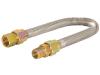 5/8 in. OD Stainless Steel Gas Connector - FIP x MIP - SKU: 30SS515018