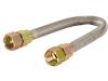 5/8 in. OD Stainless Steel Gas Connector - FIP x FIP - SKU: 30SS555548