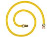 5/8 in. OD Epoxy-Coated Gas Connector - FIP x MIP - SKU: 30YE515072