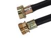 Black Rubber Washing Machine Supply Hose Extension