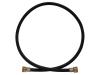 Black Washing Machine Supply Hose Extensionw