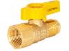 Flare Female Straight Gas Valve - SKU: 60003