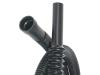 Black PVC Washing Machine Discharge Hose