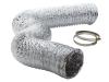 Aluminum Foil Dryer Vent Duct with Worm Gear Clamps