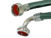 Black PVC Washing Machine Hose With Elbow