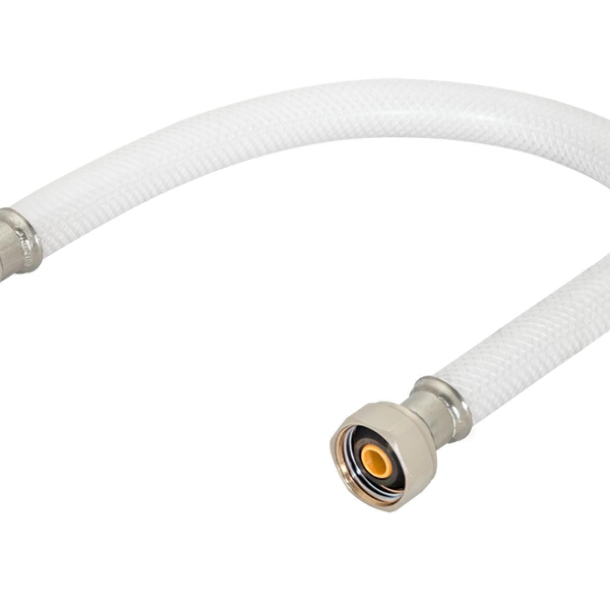 Eastman 48904 PVC Faucet Connector – 1/2" FIP X 30", Braided Nylon Reinforced, Lead-Free, For Tight Spaces