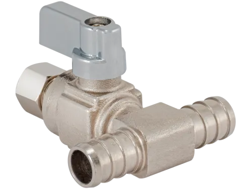 SpeedFlex™ Quarter-Turn Dual Outlet Stop Valve 