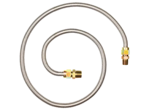 5/8 in. OD Stainless Steel Gas Connector - MIP x MIP - SKU: 30SS505060