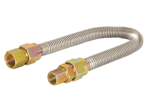 5/8 in. OD Stainless Steel Gas Connector - FIP x MIP - SKU: 30SS515030