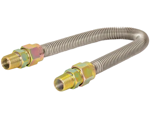 5/8 in. OD Stainless Steel Gas Connector - MIP x MIP - SKU: 30SS545048