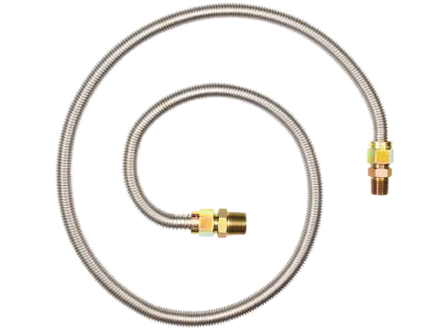 5/8 in. OD Stainless Steel Gas Connector - MIP x MIP - SKU: 30SS545072