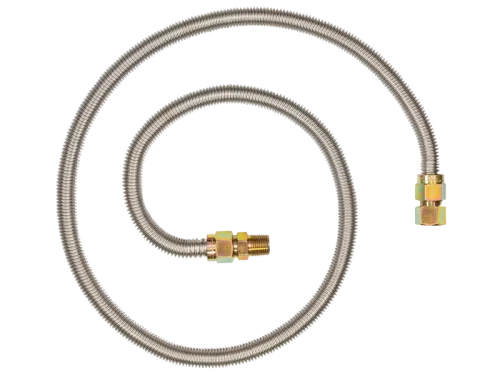 5/8 in. OD Stainless Steel Gas Connector - FIP x MIP - SKU: 30SS555060