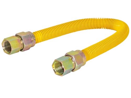 5/8 in. OD Epoxy-Coated Gas Connector - FIP x FIP - SKU: 30YE515118