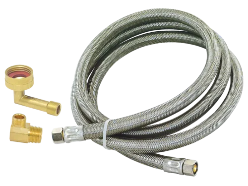 Braided Stainless Steel Universal Dishwasher Installation Kit