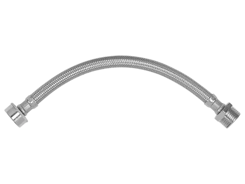 Braided Dishwasher Supply Line with Adapters