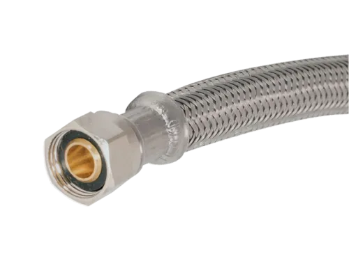 Braided Dishwasher Supply Line with Adapters