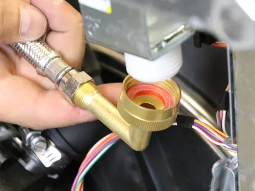 Braided Dishwasher Supply Line with Adapters