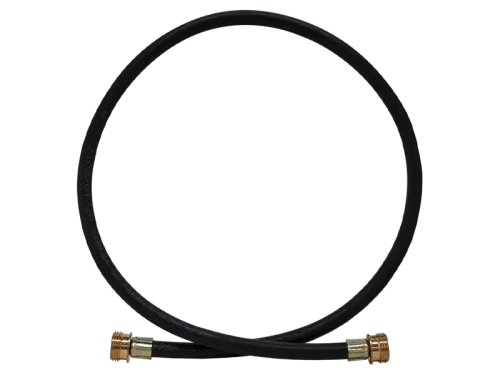 Black Washing Machine Supply Hose Extensionw