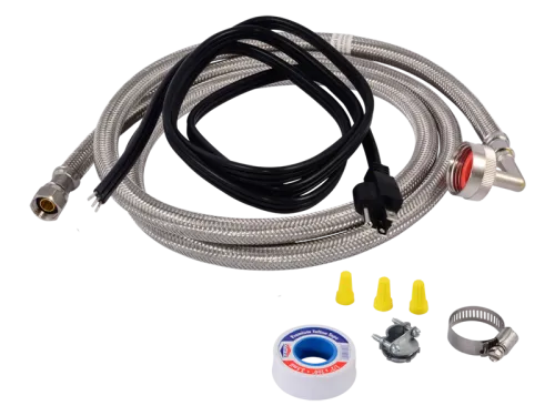 Dishwasher Installation Kit with Elbow and Cord