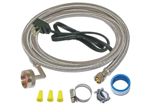 Dishwasher Installation Kit with Elbow and Cord