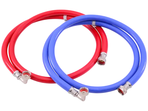 PVC-Wrapped Braided Washing Machine Hoses With Elbows