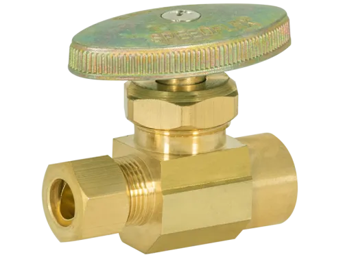 SpeedFlex™ Multi-Turn Sweat Straight Stop Valve (Rough Brass) - SKU: 048292LF