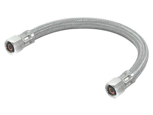 Braided Stainless Steel Icemaker Connector - SKU: 48383