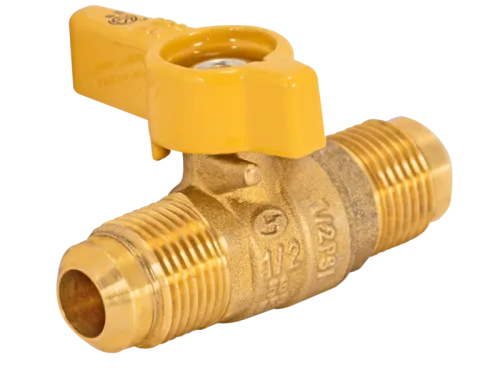 Flare Straight Gas Valve - SKU: 60006
