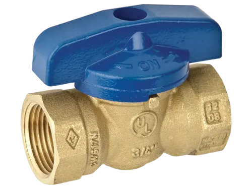 Gas Ball Valve With Safety Handle - SKU: 60215
