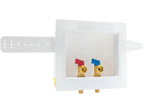 Dual-Drain Washing Machine Outlet Box