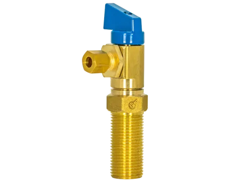 Ice Maker Outlet Box Stop Valves - Brass - SKU: 60284