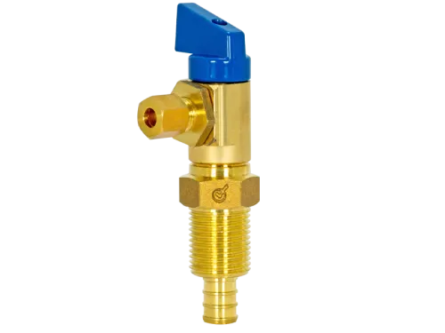 Ice Maker Outlet Box Stop Valves - Brass - SKU: 60285