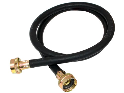 Black Rubber Washing Machine Hose