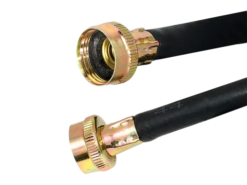 Black Rubber Washing Machine Hose