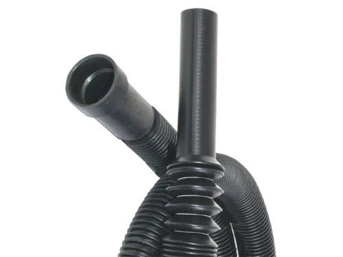 Black PVC Washing Machine Discharge Hose
