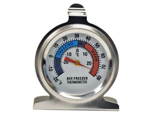 Chrome-Plated Freezer Thermometer