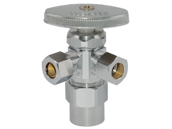 SpeedFlex™ Multi-Turn Dual CPVC Outlet Stop Valve