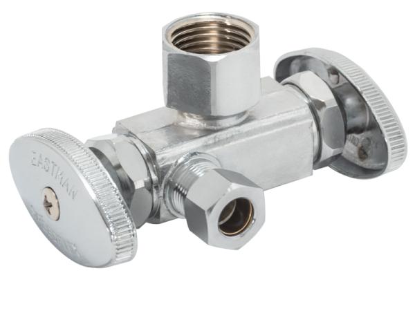 SpeedFlex™ Multi-Turn Dual Handle / Dual Outlet Stop Valve