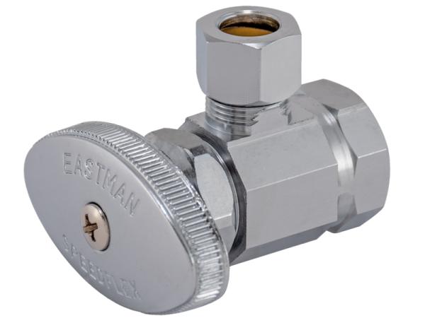 SpeedFlex™ Multi-Turn Angle Stop Valve with Brass Stem 